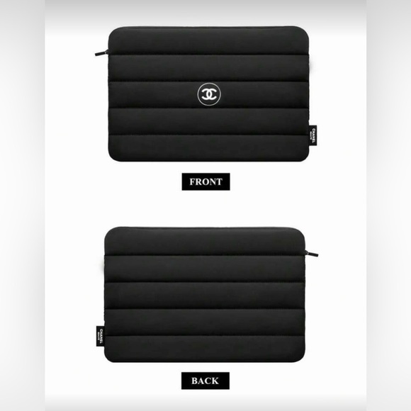 CHANEL Beaute Black Quilted Laptop Case - Picture 4 of 11
